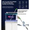 Multiuse Aquariums Cleaning Tool With  Scrapers Water Vacuum For Efficient Glass Eliminations And Sediment Extraction