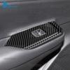 Sticker For Toyota Prius 60 Series 2023 2024 2025 LHD RHD Real Soft Carbon Fiber Car Window Lift Button Panel Trim Accessories