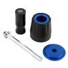 Universal Slider Frame Sliders Crash Pad Protector 10mm Screw for Kawasaki Z125 Yamaha (Blue)