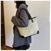 Nestkanina Tote Bag, Stylish, Simple, Women's Shoulder Bag, Cute, One-Shoulder Tote Bag, Lightweight, Perfect for Autumn and Winter, BG028 (Black)