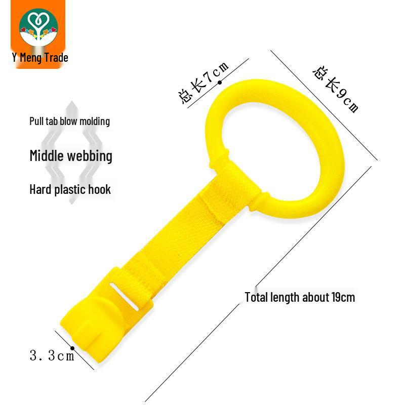 Baby Crib Pull-Up Ring – Walking Aid & Hanging Toy
