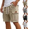 Men's Casual And Fashionable Five-inch Length Shorts, Men's Multi-pocket Work Pants, Comfortable Sports Shorts