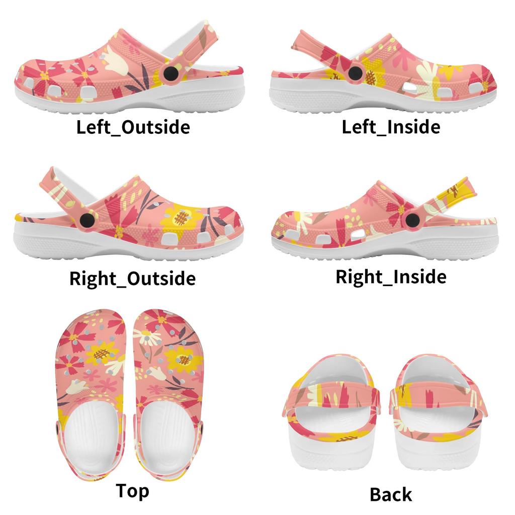 Graphic Printed EVA Casual Clogs Men Women Soft Sole Soft Sole Lightweight Slip On Sandals Slippers Summer Daily Leisure Shoes