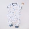 Baby Sleep Sack Short Sleeve Bamboo Cotton Wearable Blanket Split Legs Infants Toddlers