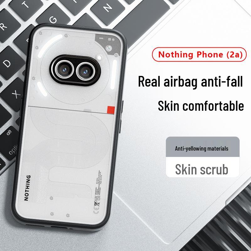 Compatible Frosted Skin-Feel Translucent Drop-Proof Case for Nothing Phone 3 (CMF 2Pro, 3A Protection)