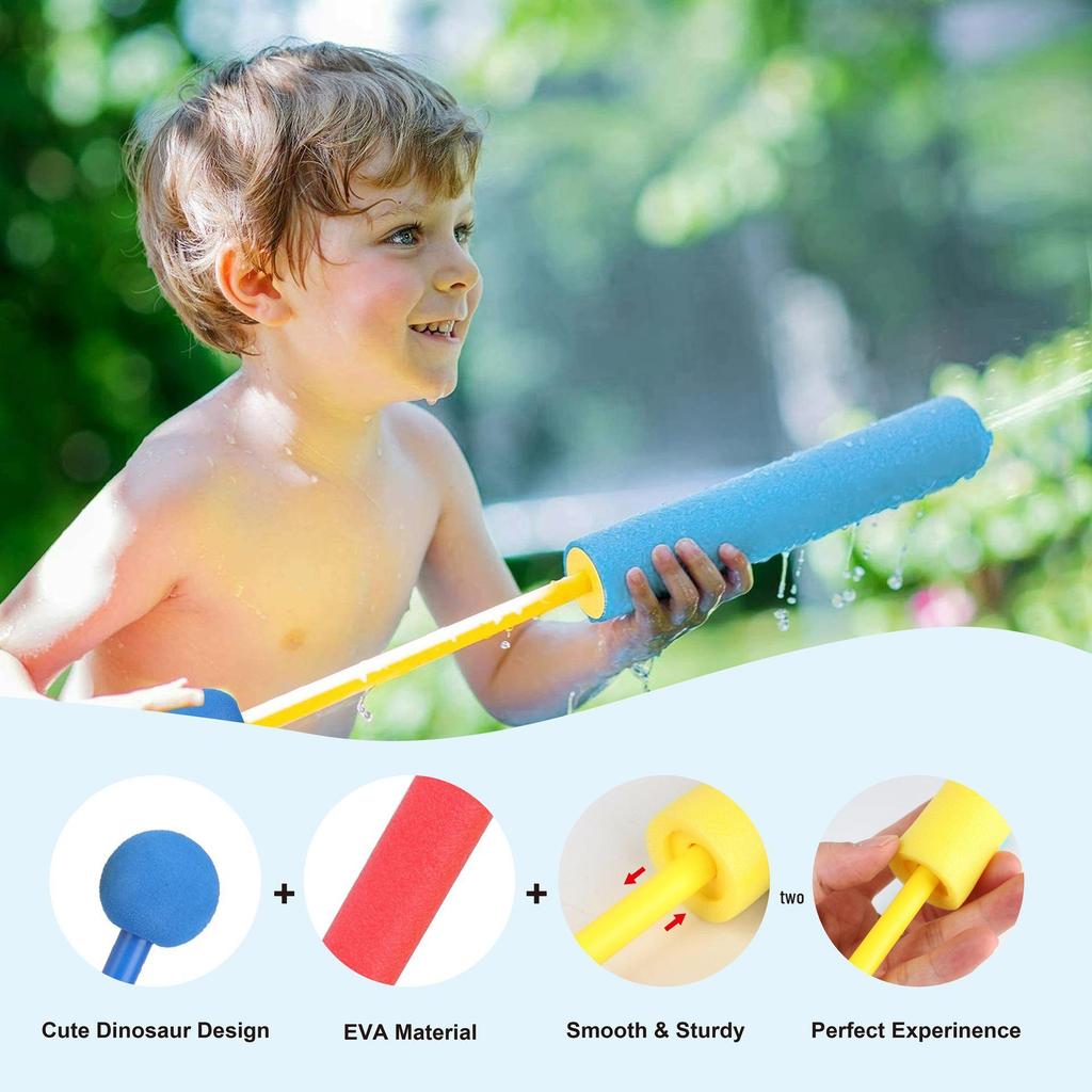 New Summer Kids' Foam Water Gun: High-Pressure EVA Water Play Toy