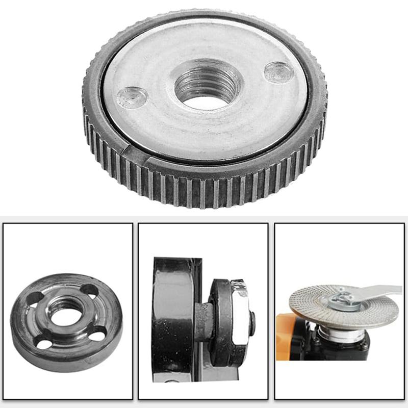 Winkelschleifer SDS Schnellspannmutter Metall Kontermutter für Kompatibel Für Bosch AEG, Hitachi, Metabo, Makita Stützteller Stahlschleifen