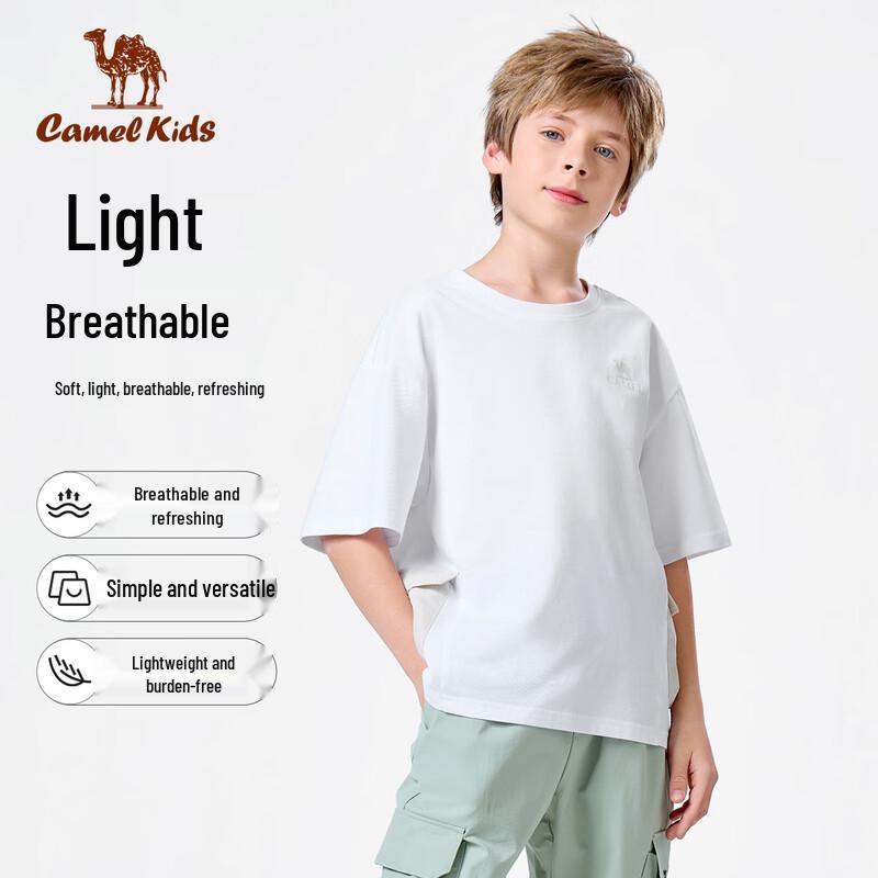 

Camel Kids Lightweight Breathable Short-Sleeve T-Shirt 140