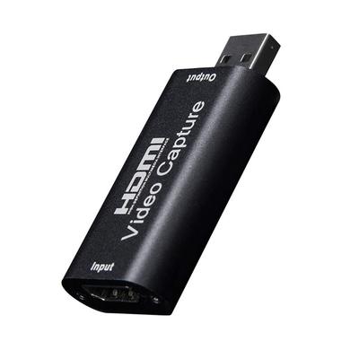 Ultra-compact USB 2.0 Compatible 1080p HDMI Capture Card Video Capture Board for Live Game Streaming, Screen Sharing, Recording, and Live