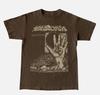 Brown Dystopia Pollution Band T Shirt Vintage Crust Punk Grind Sludge Acid Bath