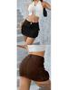 European & American Style Autumn Low-Waist Slim Fit Hip-Hugging Solid Color Skirt for Women