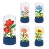 Ewige Bausteine Blumen Mikroblöcke Kinderspielzeug Plastikblume Mini-Topfpflanze DIY Weihnachtsgeschenke
