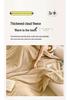 A-Class Lambswool Blanket: Solid Color, Thickened, Autumn/Winter Sofa & Nap Cover