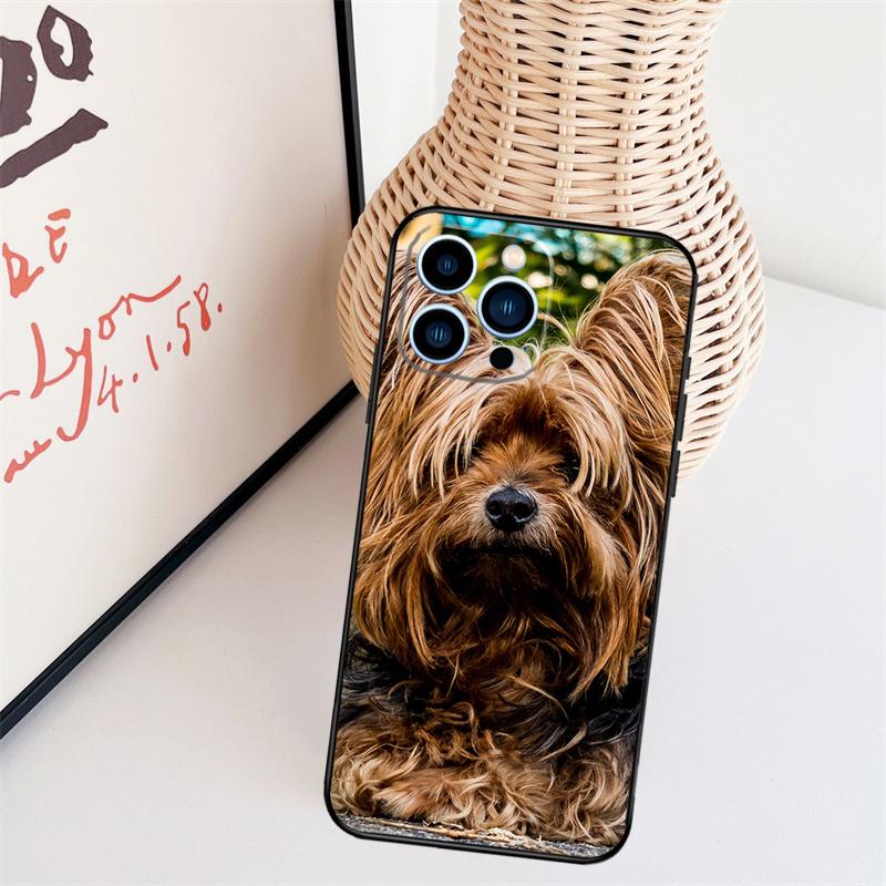 Yorkshire Terrier Dog Phone Case For iPhone 17 Pro Max 16 15 11 13 12 14 Pro Max Mini 15 16 Plus 16e 17 Air Cover
