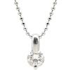 NON BRAND - Diamond PendantNecklace Pt900/diamond Array