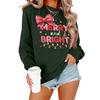 Women's Loose Comfortable Casual Fashionable Character Printing Round Neck Long Sleeved Sweatshirt