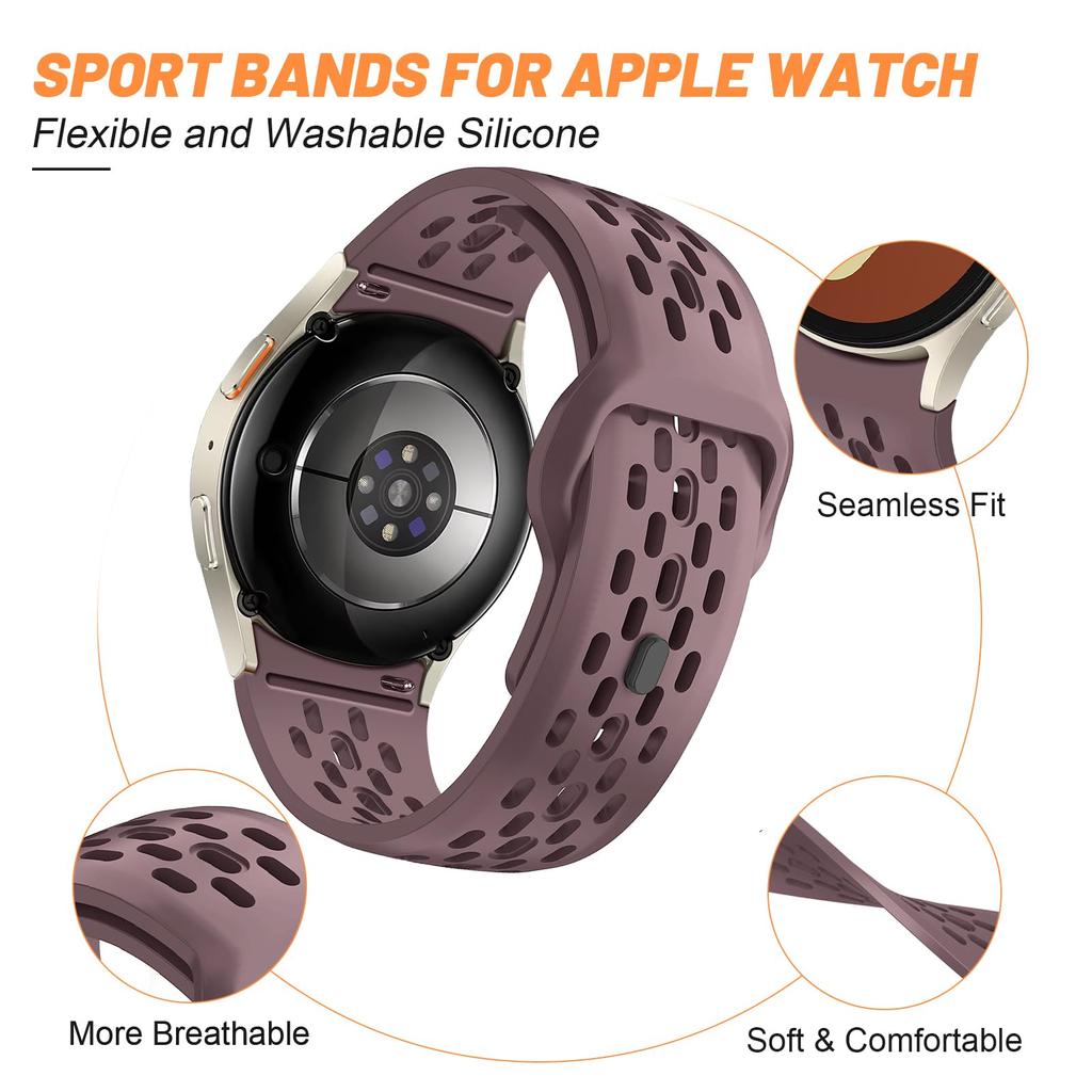Strap for Samsung Galaxy Watch 7 FE 44mm 40mm correa Sport Silicone Bracelet Galaxy Watch 4 6 Classic 5 pro band 43mm 47mm 45mm