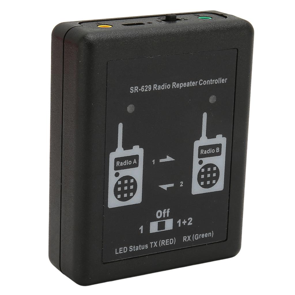 Funk-Repeater-Controller Multifunktionaler Duplex-Repeater-Controller mit 2 Stück 46 K Steckerkabel für