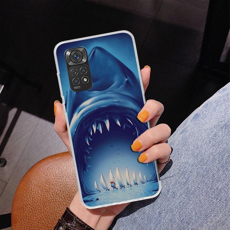 Ocean Monster Shark Swimming Phnoe Case for Phnoe Case for Xiaomi Redmi Note 15 14 14S 13 Pro Plus 12 12S 11S 11E 10S 10 11T 5G