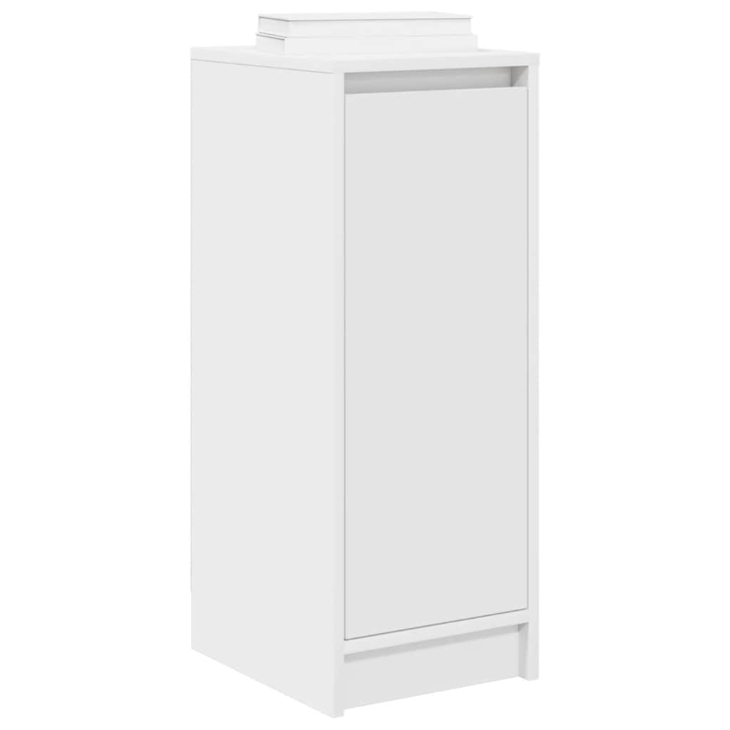 Shoe Cabinet White 29.5 x 34 x 76 cm Engineered Wood