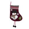 Christmas Stockings Socks Santa Snowman Hanging Xmas Tree Ornaments Christmas Decor for Home New Year Navidad Candy Gift Bags