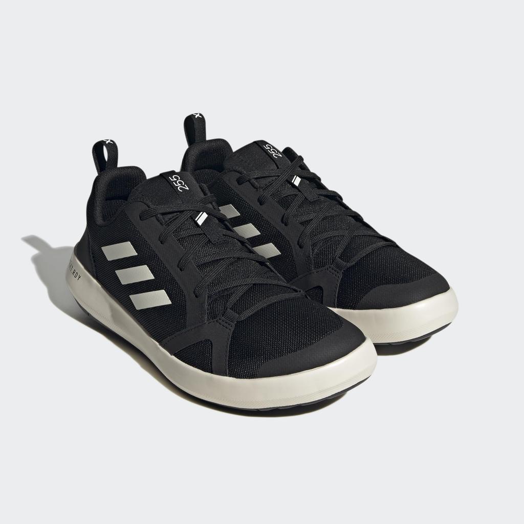 Adidas Terrex Boat RDY Water Shoes Core Black Size with Cooling Technology HEAT. (LTG03) Men's, Black/Chalk White/Core (HP8641), 25.5 Cm, Quick-Drying