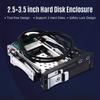 Carcasă Internă cu Două Sloturi pentru Hard Disk de 5.25 inch 2.5+3.5 inch HDDCelsiusSSD Enclosure Tool - Design cu 2 Porturi USB 3.0 Încuietori (Nu include H