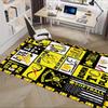 Office Carpet Softball Theme Decorative Throw Blanket for Sofa or Chair Protection