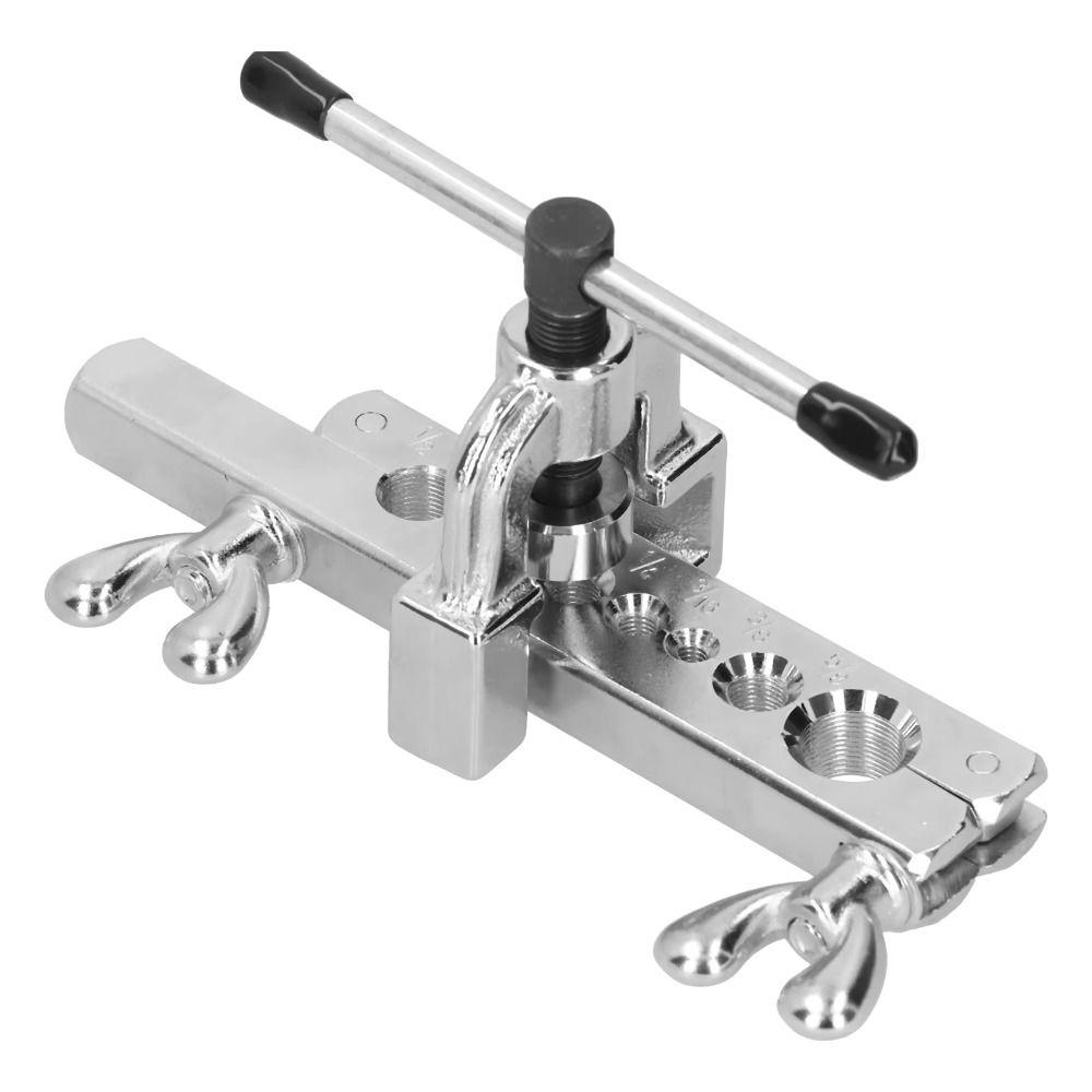 Silver Flaring Tool Set Metric/Inch Tubing Pipe Expander Copper Tube Expander Reaming Copper Tubes