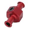 Fuel Pressure Gauge Adapter T Shape 3Celsius8in Hose Port 1Celsius8in NPT Fitting   Auto Parts