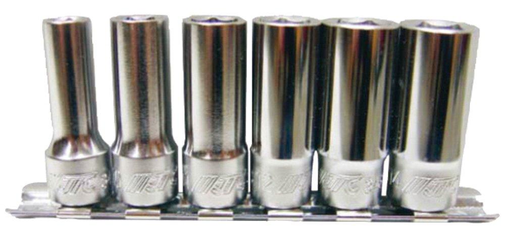 

JTC JTCH306M 9.5mm Semi-Deep Socket, 6-Piece Set, Hexagonal,