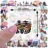 35pcs Scenic Travel Stickers Picturesque Nature DIY Stickers Landmark Decals For Guitar DIY Skateboard Laptop Luggage Decor DIY