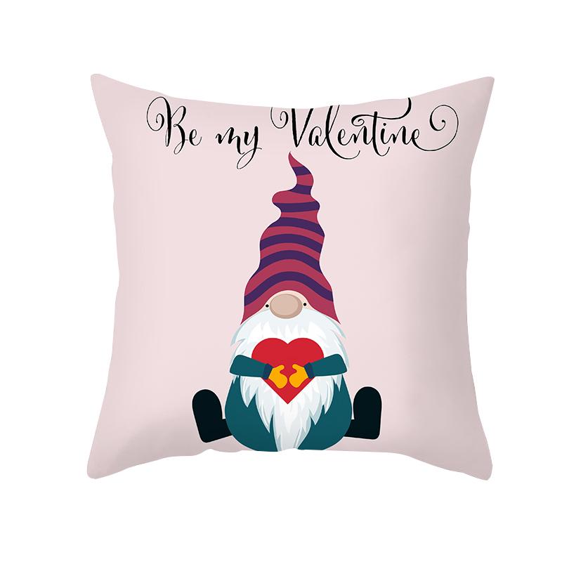 Christmas Cushion Cover Gnome Santa Sleigh Sofa Pillowcase  Decorations Navidad