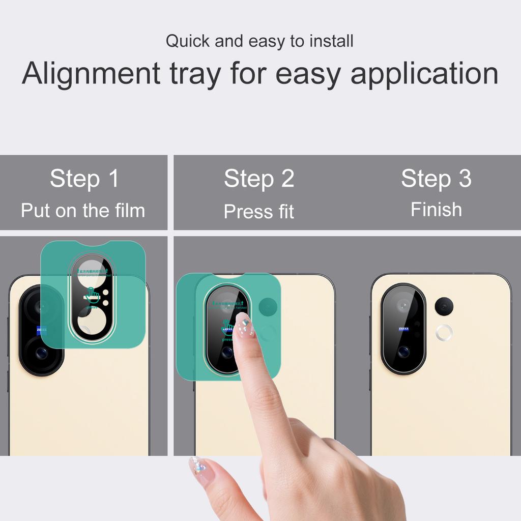 Pour Vivo X200 FE 5G Verre IMAK Film Verre Haute Définition Version Noire