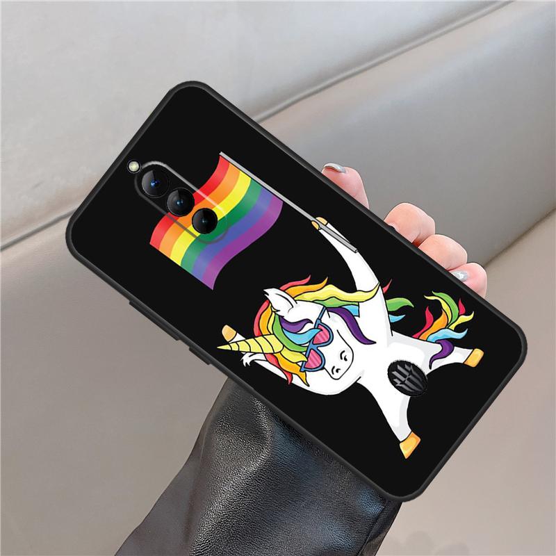 Gay Pride LGBT Rainbow Flag Case For ZTE Nubia Red Magic 10 Air 10S 9S 8S 6S 7S Pro For RedMagic 8 9 10 11 Pro Plus Cover