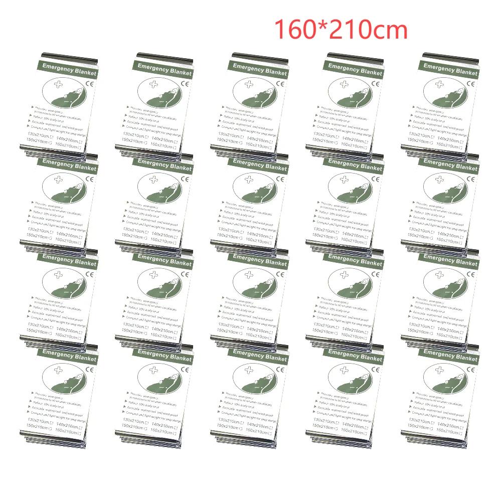 

5/10/20 шт спасательное аварийное одеяло для кемпинга на открытом воздухе портативное спасательное аварийное изоляционное одеяло с защитой от холода и солнца
