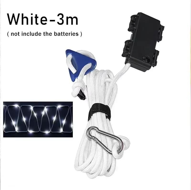 Luminous Camping Rope Light Waterproof 6mm Tent  Windproof  Rope Warning Cord Outdoor Night Warning Rope Atmosphere Lamp