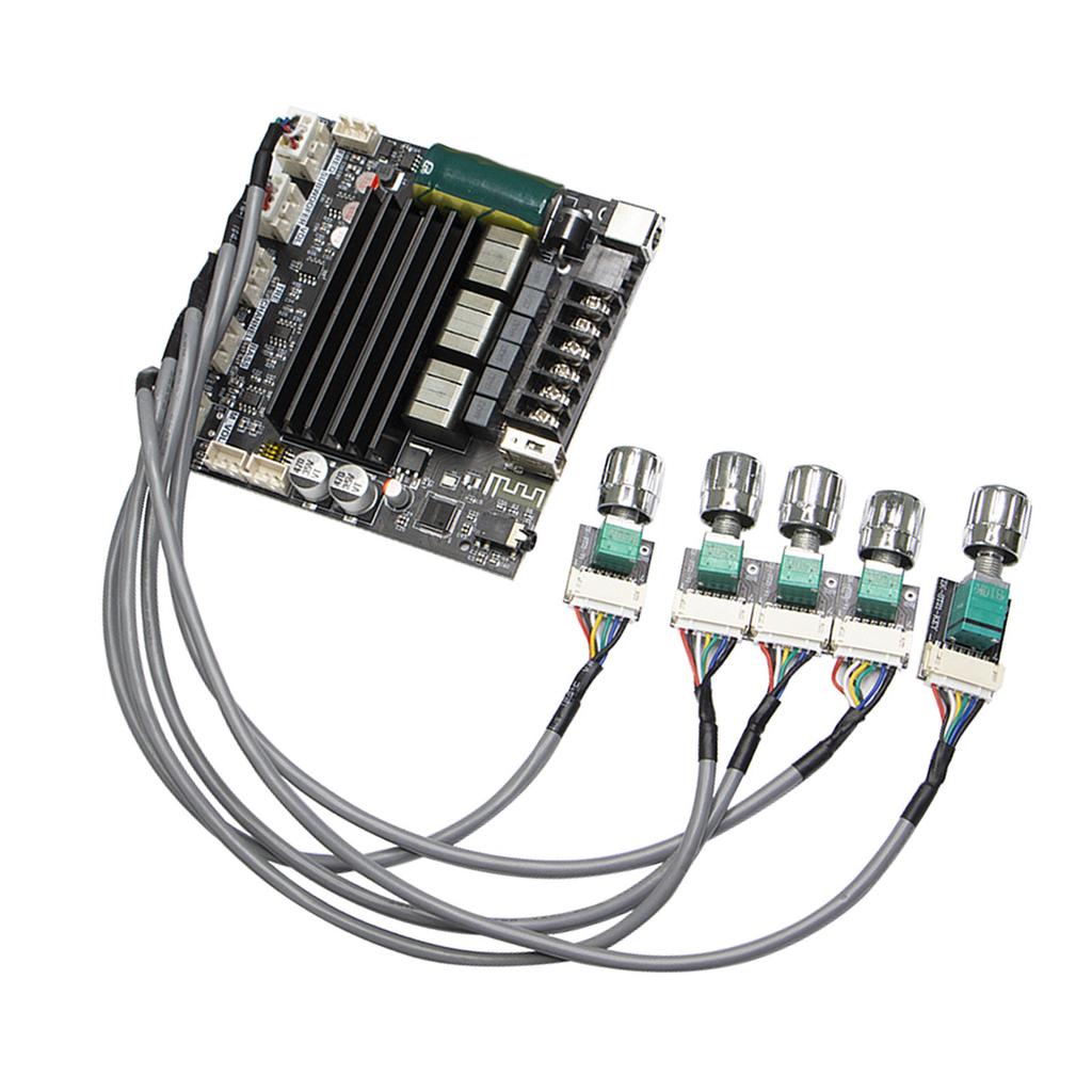 Sound Amplifier Board ZK ST21 100W 100W 200W 2.1 Channel Bluetooth Digital Sound Power Amplifier Module