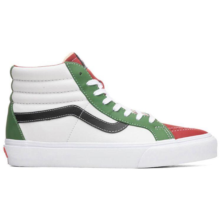 Vans Sk8-Hi Reissue EF LX Juniper Chili Pepper Unisex Sneakers White VN0A5HUX4XW