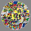 50 Rubik's Cube Graffiti Personality Trendy Cool Play Creative DIY Mobile Case Skateboard Suitcase Sticker Waterproof