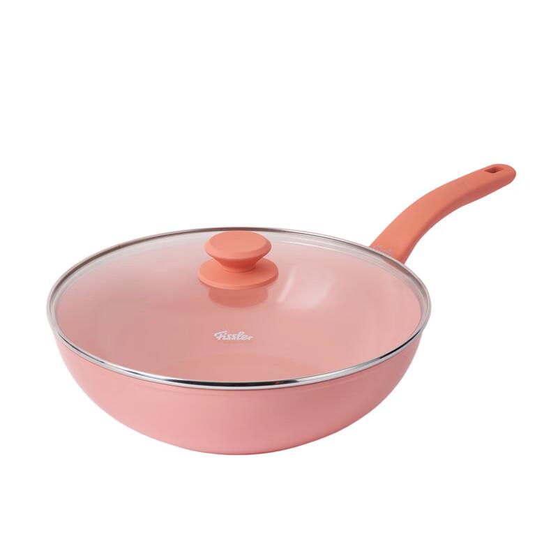 Fissler Ci An 30cm Non-stick Wok with Glass Lid