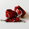 A Set Of Leather Garter Belt Underwear With Handcuffs Plus Size Women Body Lingerie s Bdsm Ultra Sexy Leg Band Erotic Accessorie