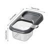 Sink Drain Basket Sink Separator for Leftover Food Scraps Filter Basket with Suction Cup Drain Rack Kitchen Drainage Filter