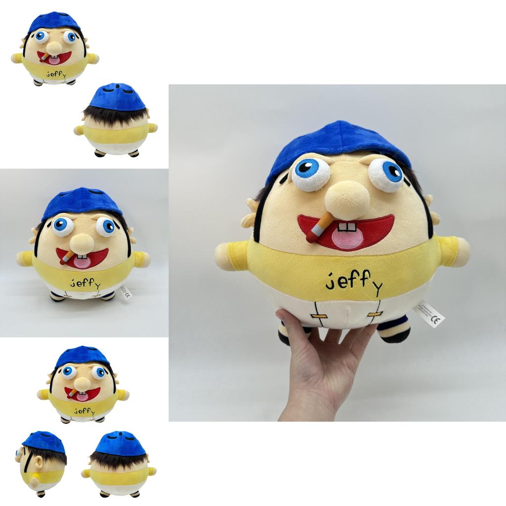 Thicc Jeffy Plush Soft And Cuddly Stuffed Animal Toy In Jeffy Color