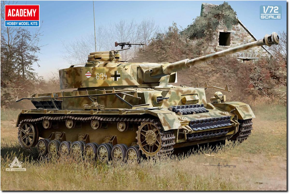 

Academy 1/72 Scale Panzer IV Ausf. H Plastic Model Kit 13432 (Tank)