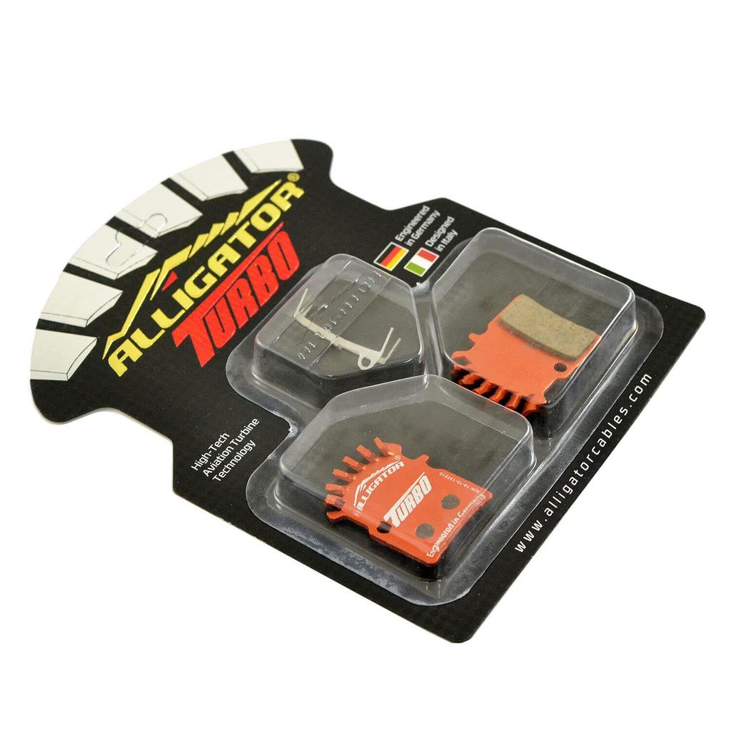 Alligator Turbo MTB Bike Disc Brake Pads For Shimano 2 AR2428 XTR/XT/DEORE, Pack,