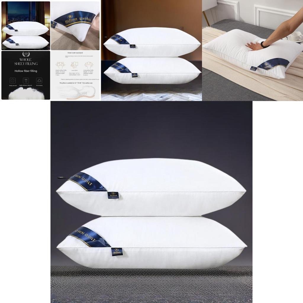 Hilton Hotel Pillow High And Low Adjustable Neck Support Pillow For Single Person