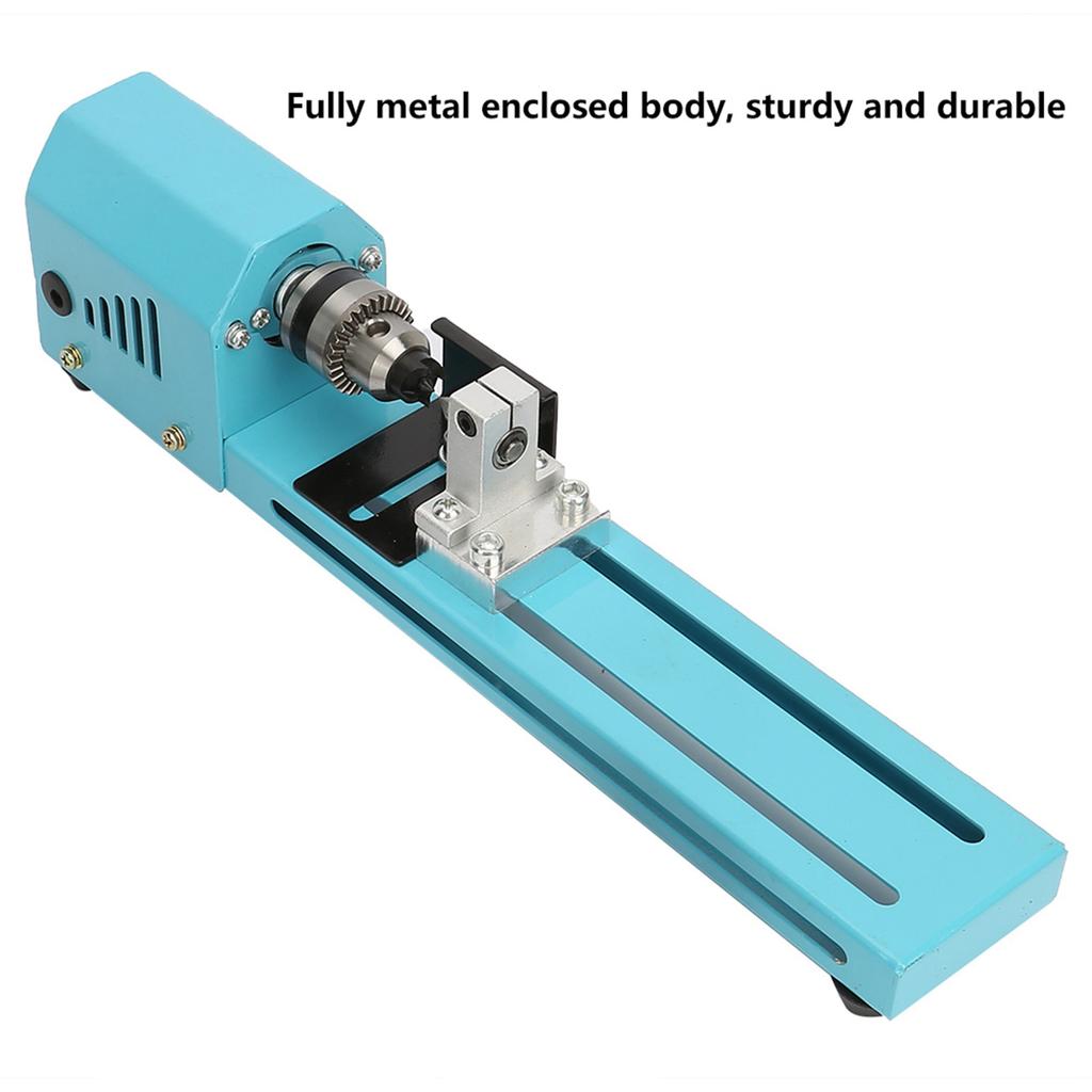 Miniature Electric Punching Grinding Machine DIY Wood Lathe Machine