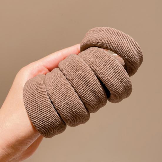 5 Pezzi Elastici per Capelli da Donna Elasticità Regolabile Fasce per Capelli Ispessite Senza Cuoio Capelluto
