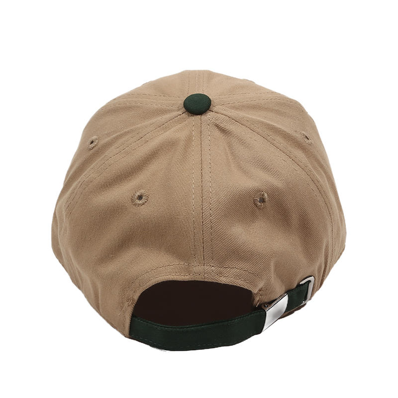 Fashion Korean Style Letter Embroidered Baseball Cap Unisex Street Casual Color Blocking Peaked Cap